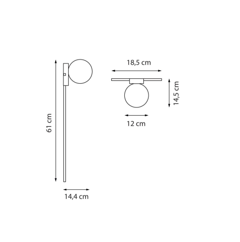 Настенный светильник Lightstar Globo 812617 изображение в интернет-магазине Cramer Light фото 2