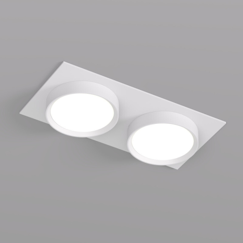 Встраиваемый светильник Denkirs Flat DK2092-WH изображение в интернет-магазине Cramer Light