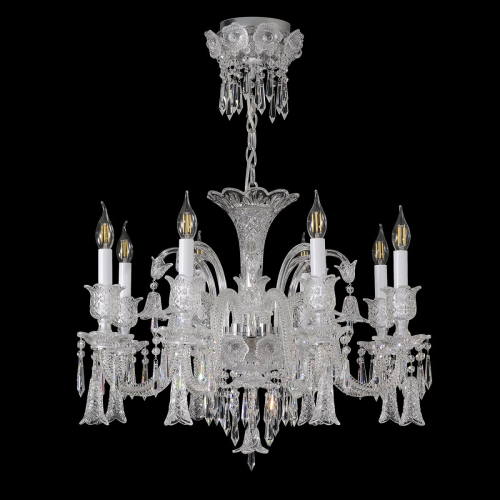 Подвесная люстра Crystal Lux VERSAILLES SP8 CHROME изображение в интернет-магазине Cramer Light фото 2