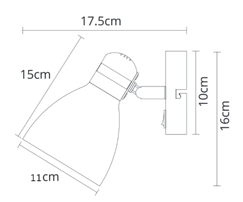 Спот Arte Lamp Fafnir A5047AP-1WH изображение в интернет-магазине Cramer Light фото 4