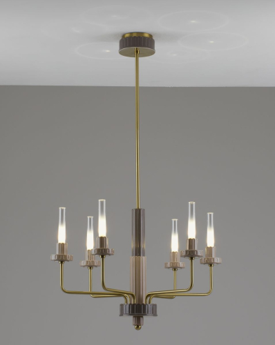 Люстра на штанге Moderli Atelieri V11691-PL изображение в интернет-магазине Cramer Light фото 2