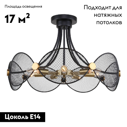Потолочная люстра F-Promo Secure 4084-7P изображение в интернет-магазине Cramer Light фото 2