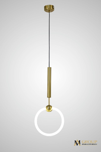 Подвесной светильник AM Group AM453 D250 GOLD изображение в интернет-магазине Cramer Light