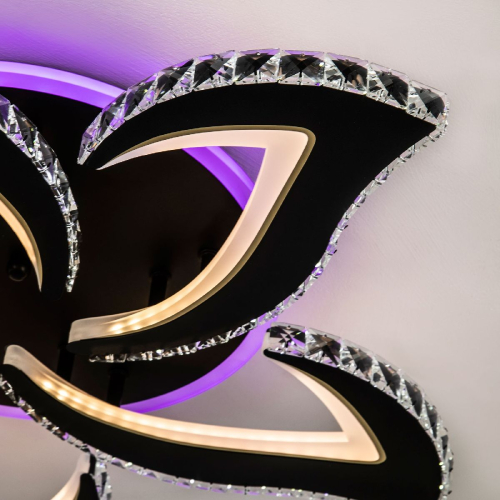 Потолочная люстра LED4U L2839-5 BK изображение в интернет-магазине Cramer Light фото 2