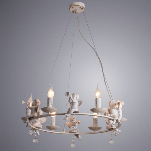 Подвесная люстра Arte Lamp Amur A1133SP-6WG изображение в интернет-магазине Cramer Light фото 4
