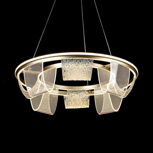 Подвесная люстра LED4U L7706-630 GD изображение в интернет-магазине Cramer Light фото 2