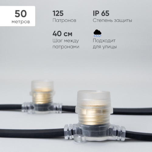 Гирлянда Белт-Лайт Laitcom (LTC) BL50m/125L-1-P дополнительное фото