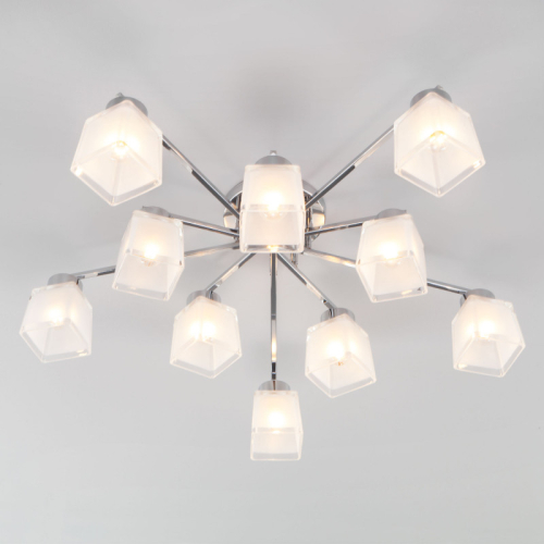 Накладная люстра Eurosvet 30162 хром изображение в интернет-магазине Cramer Light фото 3