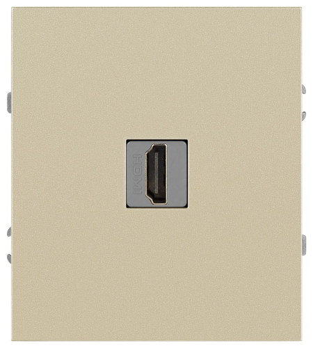 Розетка Эра Arktik 16-3114-04 HDMI шампань Б0070507 дополнительное фото