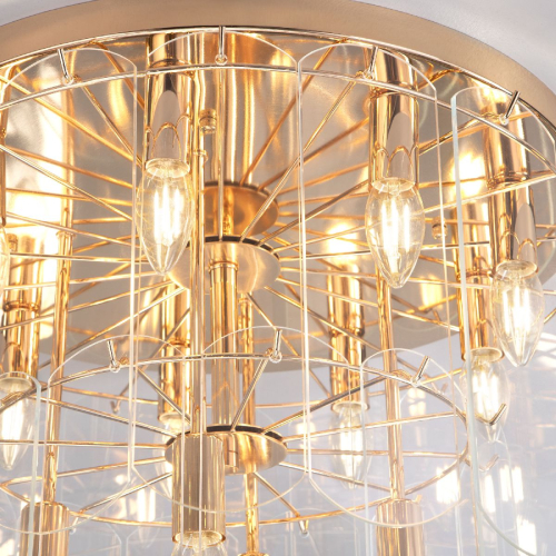 Потолочная люстра Eurosvet Claire 60170 золото Smart a070628 изображение в интернет-магазине Cramer Light фото 4