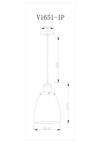 Подвесной светильник Moderli Single V11517-1P изображение в интернет-магазине Cramer Light фото 7