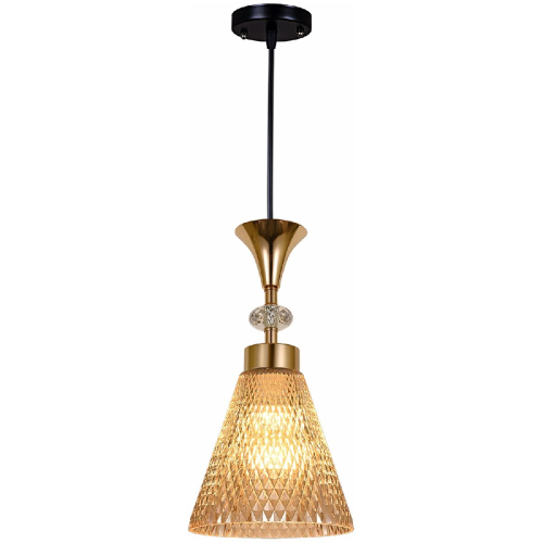 Подвесной светильник Reluce 02005-0.9-01 AMBER изображение в интернет-магазине Cramer Light