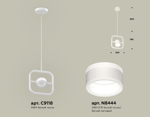 Подвесной светильник Ambrella Light Traditional (C9118, N8444) XB9118153 изображение в интернет-магазине Cramer Light фото 2