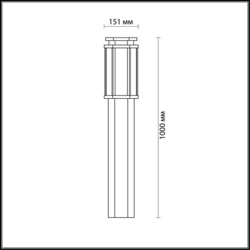 Уличный светильник Odeon Light Gino 4048/1F дополнительное фото фото 3