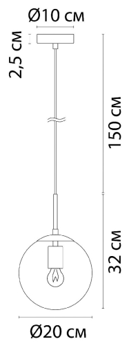 Подвесной светильник Arte Lamp Volare A1920SP-1GO изображение в интернет-магазине Cramer Light фото 4