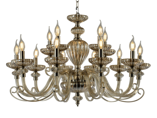 Подвесная люстра Newport 12815/C cognac изображение в интернет-магазине Cramer Light
