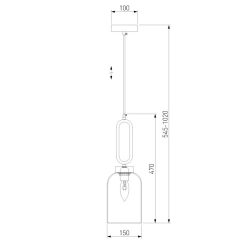 Подвесной светильник Eurosvet Flou 50229/1 янтарный изображение в интернет-магазине Cramer Light фото 5