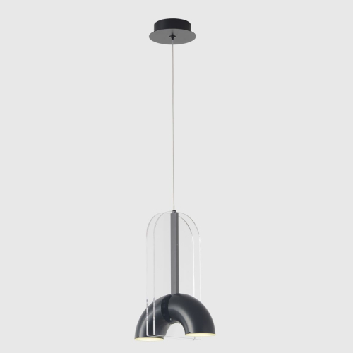 Подвесной светильник Crystal Lux ELEMENT SP12W LED BLACK изображение в интернет-магазине Cramer Light