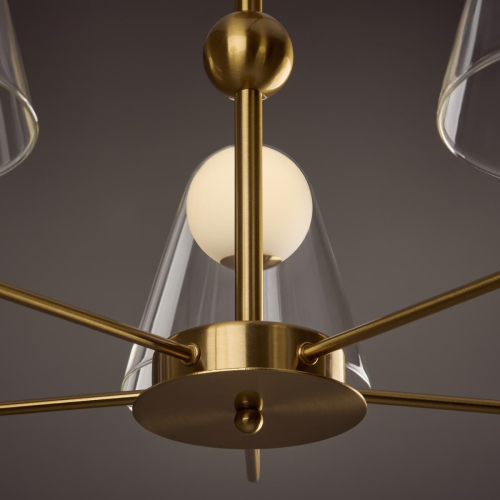 Люстра на штанге Freya Doublety FR5382PL-05BS изображение в интернет-магазине Cramer Light фото 4