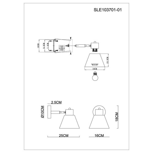 Спот Evoluce Buve SLE103701-01 изображение в интернет-магазине Cramer Light фото 2