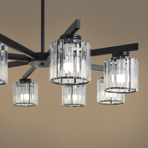 Люстра на штанге Freya Ferrera FR5474PL-08B изображение в интернет-магазине Cramer Light фото 9