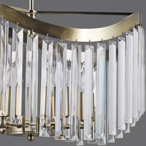 Люстра на штанге Illumico IL3475-6PSQ-25AB ELITE изображение в интернет-магазине Cramer Light фото 2