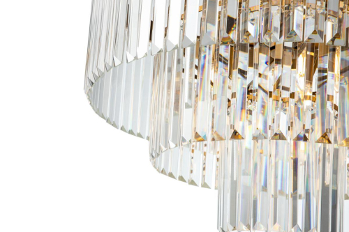 Подвесная люстра iLamp Triumph 7383/8P Brass изображение в интернет-магазине Cramer Light фото 4