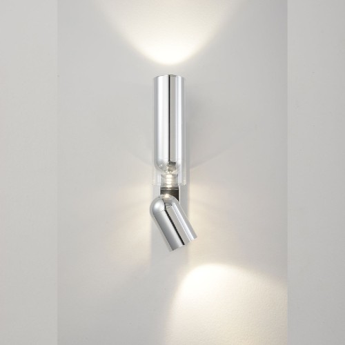 Спот Crystal Lux VENTO AP15W LED CHROME изображение в интернет-магазине Cramer Light