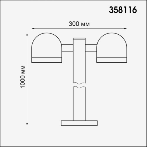 Уличный светодиодный светильник Novotech Galeati 358116 дополнительное фото фото 2