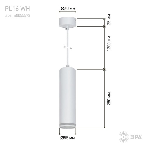 Подвесной светильник Эра PL 16 WH Б0055573 изображение в интернет-магазине Cramer Light фото 9