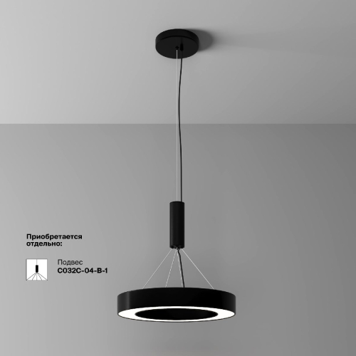 Потолочный светильник Maytoni Lua C093CL-36W4K-B изображение в интернет-магазине Cramer Light фото 2