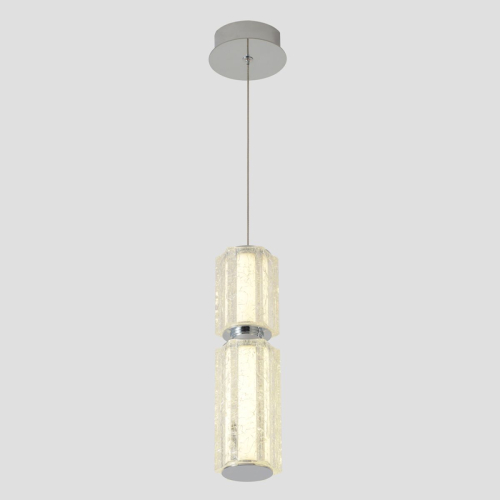 Подвесной светильник Crystal Lux ANTIQUE SP23W LED CHROME изображение в интернет-магазине Cramer Light