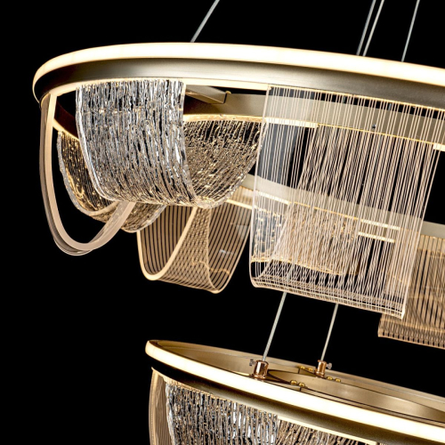 Подвесная люстра LED4U L7706-800-460 GD изображение в интернет-магазине Cramer Light фото 5