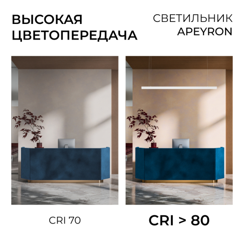 Линейный подвесной светильник Apeyron Levia 30-44 изображение в интернет-магазине Cramer Light фото 5
