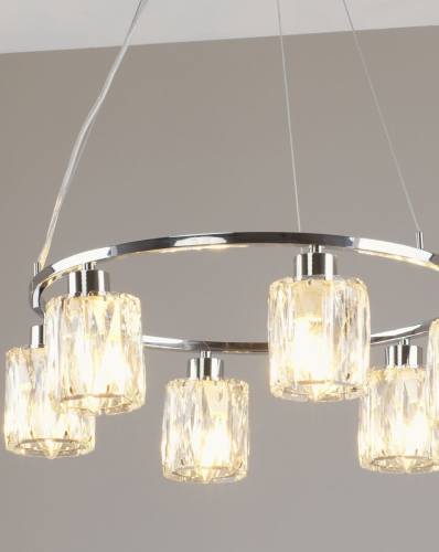 Подвесная люстра Moderli Prismique V11707-6P изображение в интернет-магазине Cramer Light фото 4