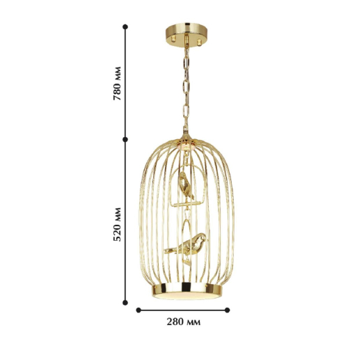 Подвесной светодиодный светильник Favourite Chick 1928-2P изображение в интернет-магазине Cramer Light фото 2