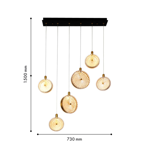 Каскадная люстра Favourite Slik 4488-6P изображение в интернет-магазине Cramer Light фото 2
