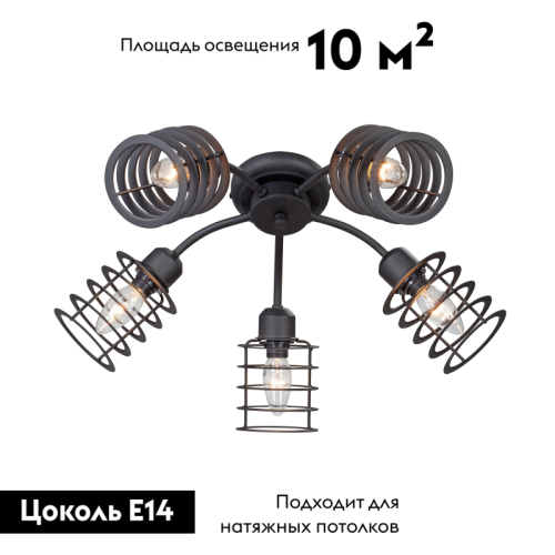 Потолочная люстра Vitaluce V4916-1/5PL изображение в интернет-магазине Cramer Light фото 2