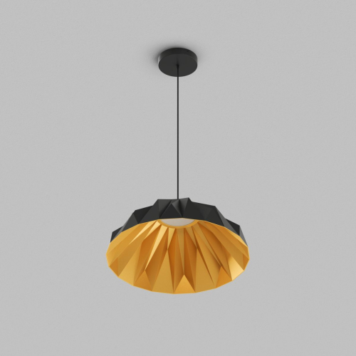 Подвесной светильник Denkirs Origami DK6655-BK+SG изображение в интернет-магазине Cramer Light фото 2