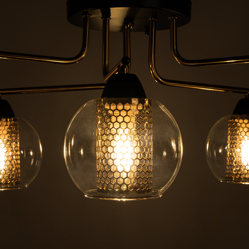 Потолочная люстра Arte Lamp Manchester A7045PL-6BK изображение в интернет-магазине Cramer Light фото 4