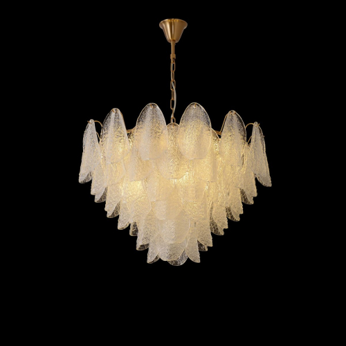Подвесная люстра Crystal Lux EMILIA SP12 BRASS изображение в интернет-магазине Cramer Light фото 5