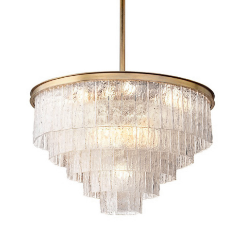 Подвесная люстра DeLight Collection Glace KG0998P-10R brass изображение в интернет-магазине Cramer Light