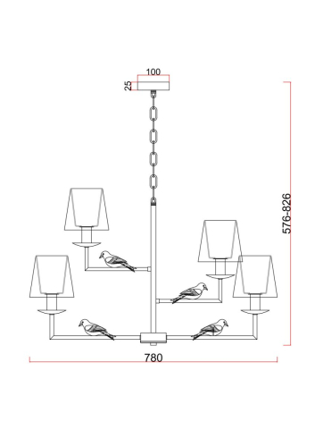 Подвесная люстра Freya Comfy FR5270PL-06W изображение в интернет-магазине Cramer Light фото 10