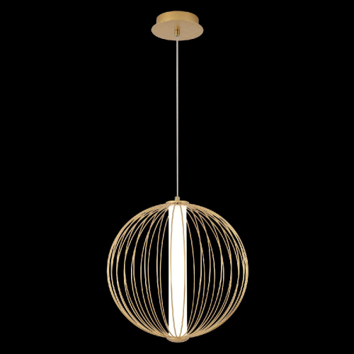 Подвесной светильник Crystal Lux SYNC SP18W LED GOLD изображение в интернет-магазине Cramer Light
