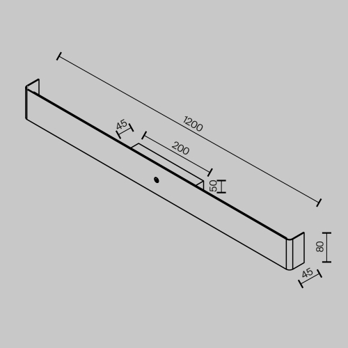 Настенный светильник Maytoni Bracket MOD492WL-L20BK изображение в интернет-магазине Cramer Light фото 5