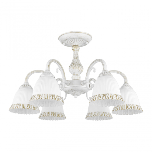 Потолочная люстра Arte Milano 347410/6 WT+G изображение в интернет-магазине Cramer Light фото 3