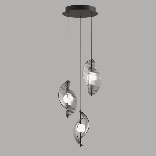 Подвесной светильник Delight Collection MD24030035-3A black/smoky изображение в интернет-магазине Cramer Light фото 2