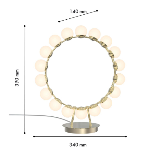 Настольная лампа Favourite Helmet 4590-1T изображение в интернет-магазине Cramer Light фото 2