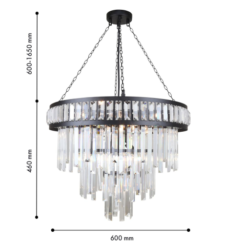 Подвесная люстра Favourite Preston 4731-12P изображение в интернет-магазине Cramer Light фото 2