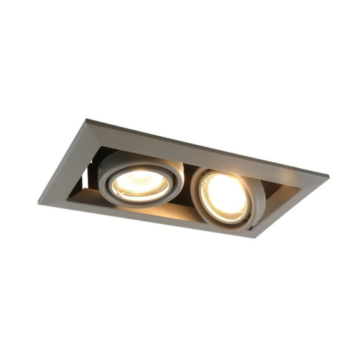 Встраиваемый светильник Arte Lamp Cardani Piccolo A5941PL-2GY изображение в интернет-магазине Cramer Light